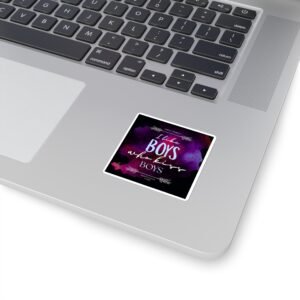 copy of lgbtq+ pride sticker — "i like boys who kiss boys" square vinyl sticker