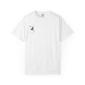 writing, but make it gay t shirt | rainbow heart dragon back print