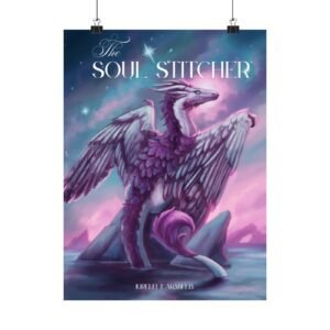 Matte Poster — "The Soul Stitcher" Featherback Dragon Art Print